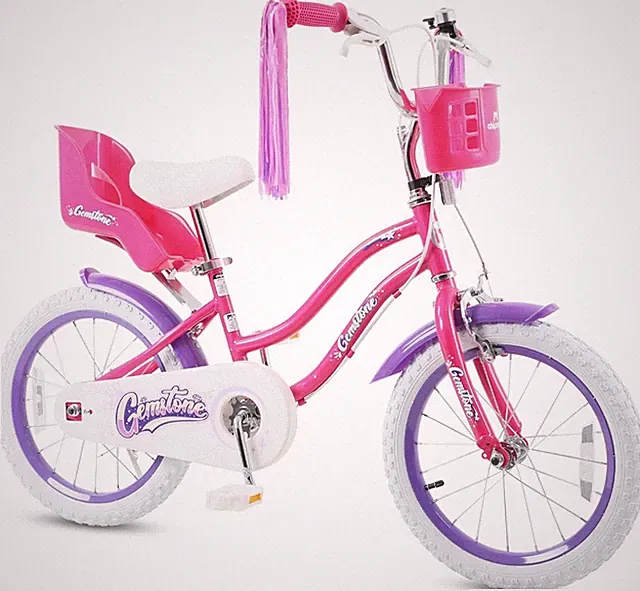 CHIPMUNK ROYALBABY CHIPMUNK KIDS BIKE TODDLERS 16" WHEEL BICYCLE - GEMSTONE PINK