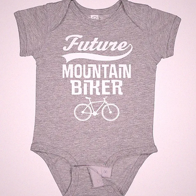 Inktastic Future Mountain Biker Baby Bodysuit Cycling Cyclist Bike Childs Infant