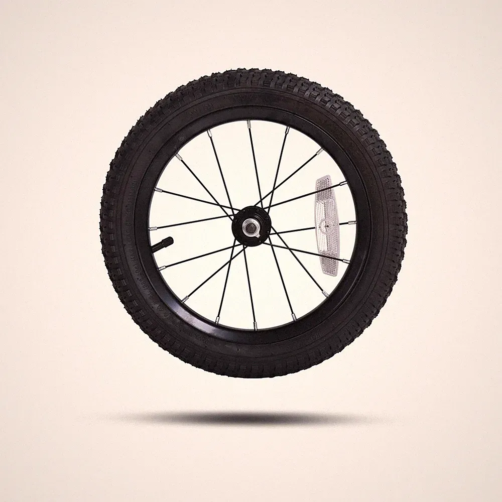 JOYSTAR 12 14 16 18 Inch Kids Bike Front Wheels Replacement with Solid Air Ru...