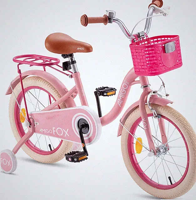 Princess Girls Kids Bike 12 14 16 18 20 Inch Children Bicycle with Basket for Ag