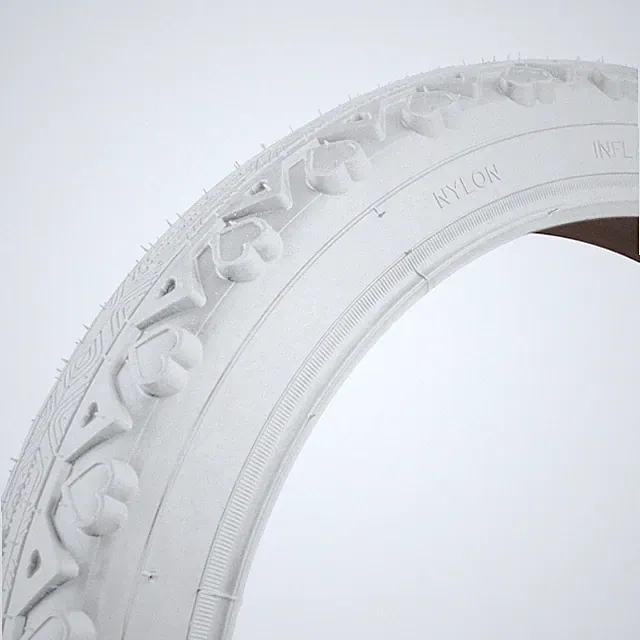 RoyalBaby Bike Out Tire, 16 Inch, Wide 2.125", White