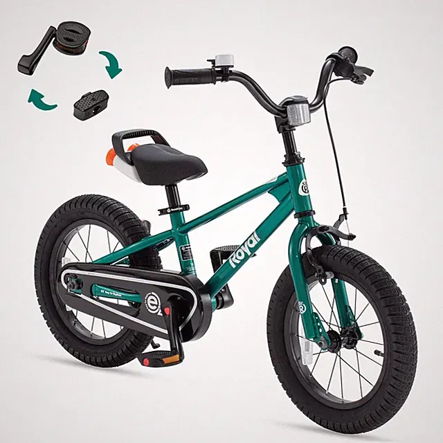 RoyalBaby EZ Kids Bike 16 Inch - Quick Release Crank Model RB16-30G2