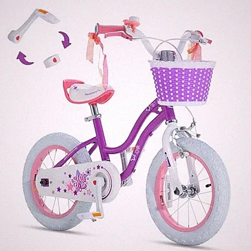 RoyalBaby Girls Bike EZ Bike Stargirl Training Free Balance - Scratch & Dent