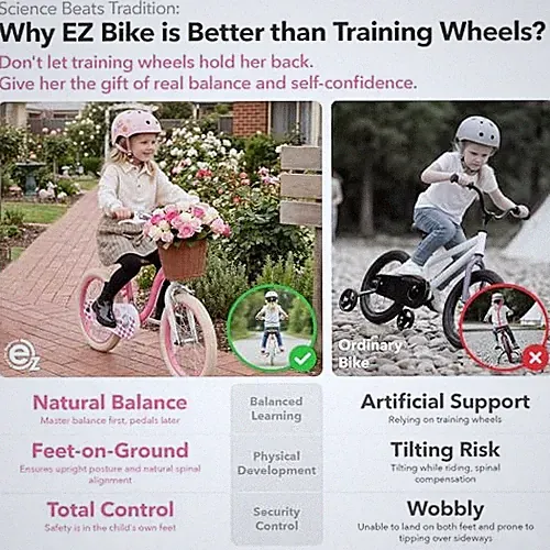RoyalBaby Girls Bike, Stargirl EZ Kids Bike Balance and Pedal Bicycle
