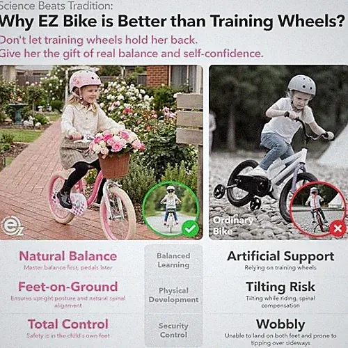 RoyalBaby Girls Bike, Stargirl EZ Kids Bike Balance and Pedal Bicycle