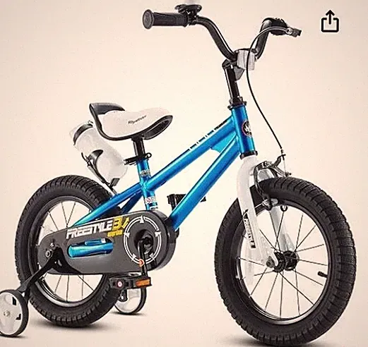 RoyalBaby Kids Bike Boys Girls Freestyle BMX Bicycle with Training Wheels Gifts
