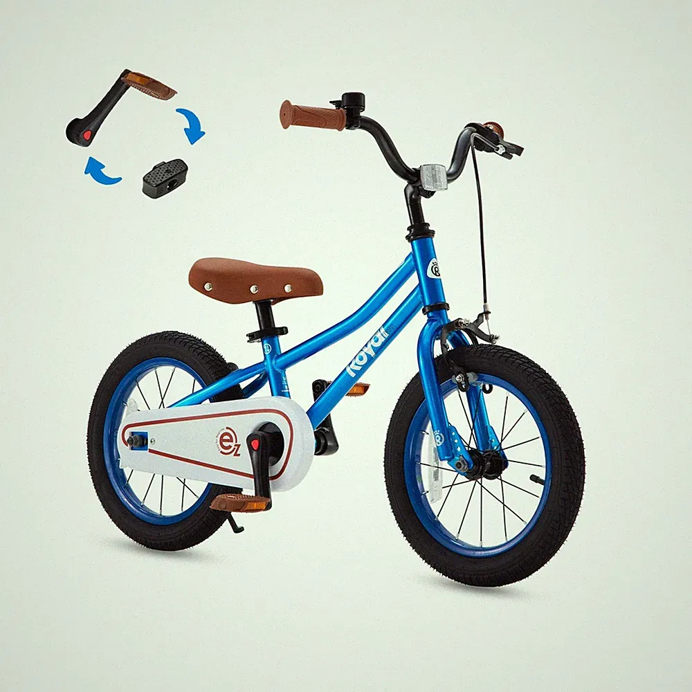 RoyalBaby Kids Bike, Terra EZ Balance to Pedal Convertable Bicycle, 14 16 18...