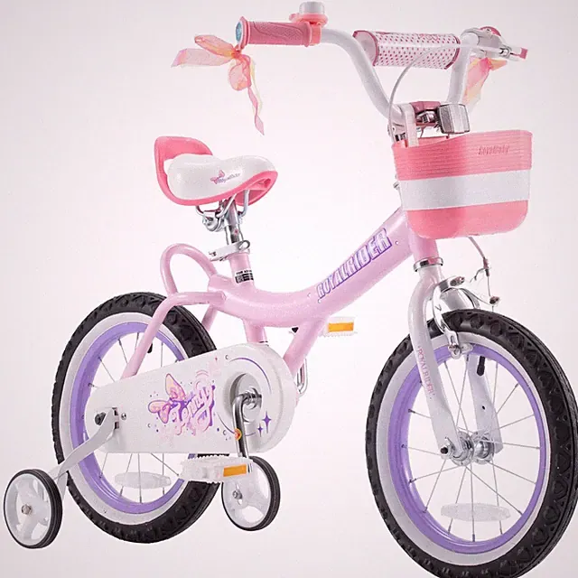 RoyalBaby Princess Girl Bicycle 16" with Training Wheels & Kickstand (Open Box)