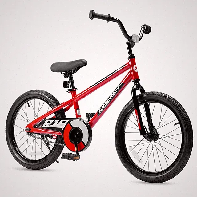 RoyalBaby Rocket Outdoor Children's Sport Bike with Kickstand, 18 Inch, Red
